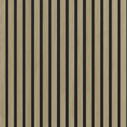Akustický panel Rico, 60x240 - farba duba, Modern, drevo/kompozitné drevo (60/240/2,1cm)