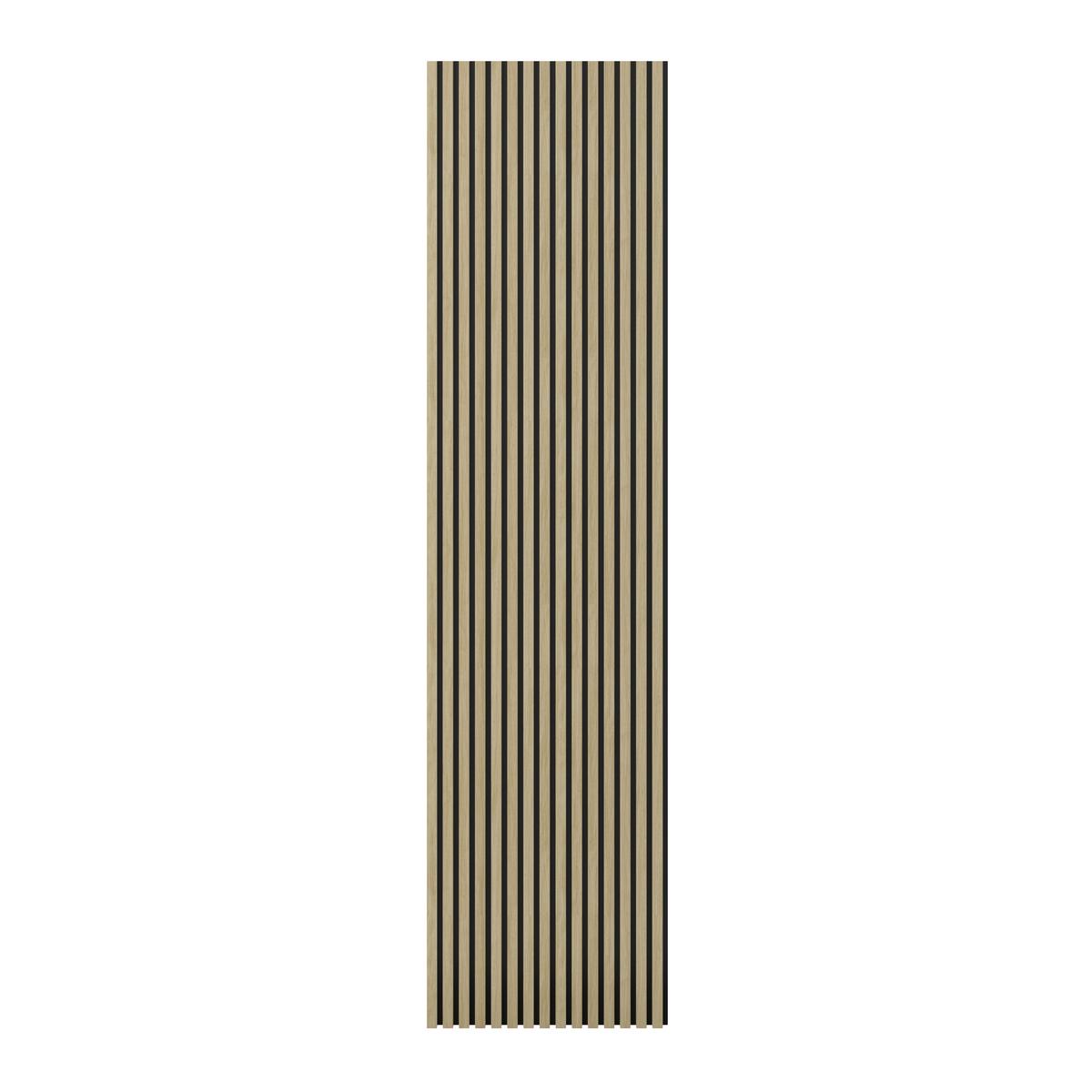 Akustický panel Rico, 60x240 - farba duba, Modern, drevo/kompozitné drevo (60/240/2,1cm)