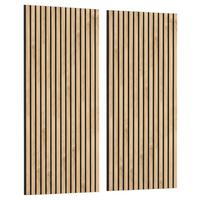 AKUSTICKÝ PANEL LUCIA -SB- - farba duba, Modern, kompozitné drevo/textil (60/120/1,5cm) - Mömax