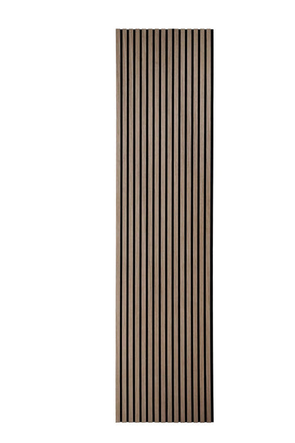 Akustický panel farba orech, 4 ks/sada - farba vlašského orecha, Modern, drevo/kompozitné drevo (60,5/28/1,2cm) - Mömax