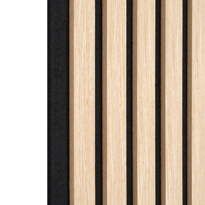 Akustický panel, dub bianco, 4 ks/sada - dub bianco, Modern, drevo/kompozitné drevo (60,5/28/1,2cm) - Mömax