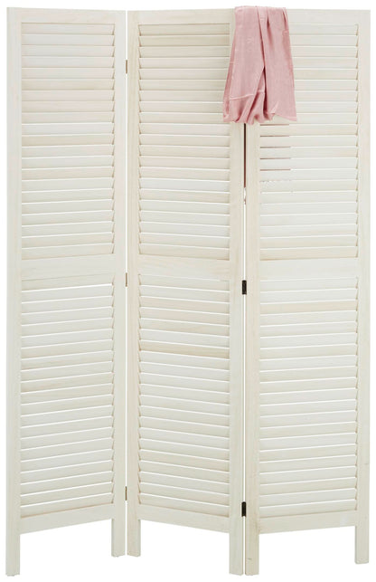 PARAVÁN LAVAL - biela, Romantik / Landhaus, drevo/kompozitné drevo (120/170/1,8cm) - Mömax