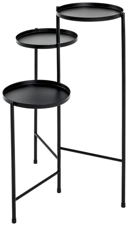 STĹPOVÝ STOJAN NA KVETY TOP - čierna, Modern, kov (45/77/45cm)