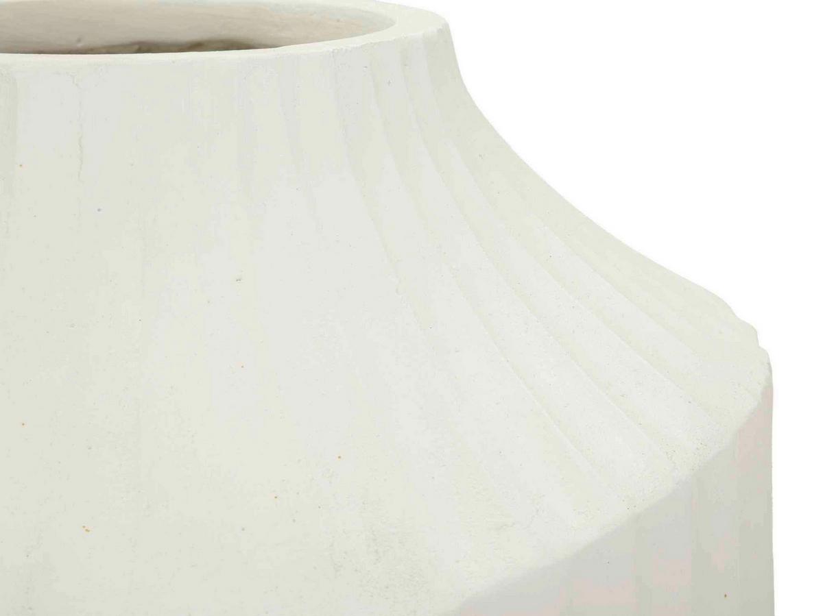 VÁZA ICE POT - biela, Basics, kov (28,5/50,5/28,5cm)