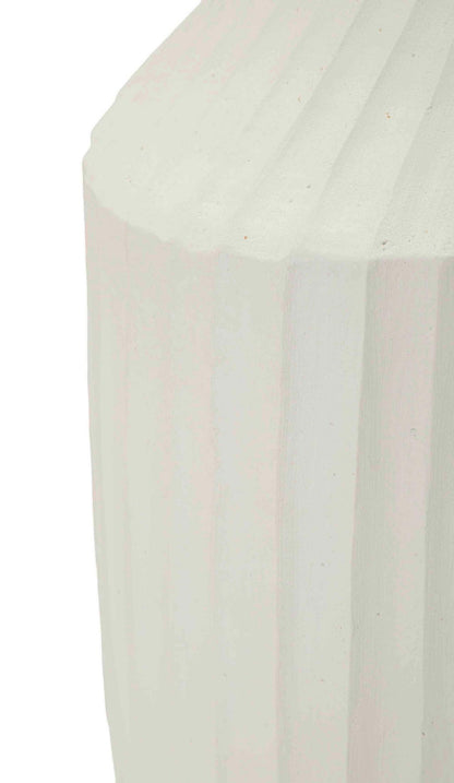 VÁZA ICE POT - biela, Basics, kov (28,5/50,5/28,5cm)