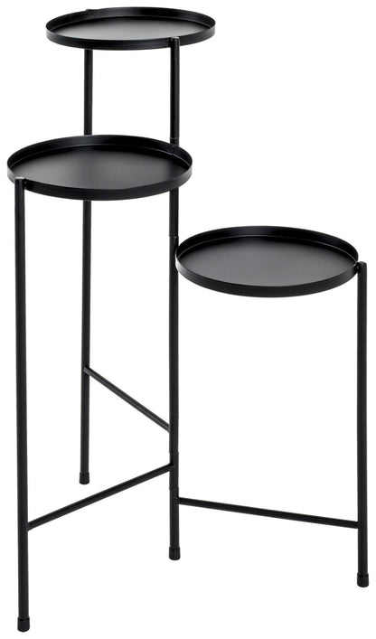 STĹPOVÝ STOJAN NA KVETY TOP - čierna, Modern, kov (45/77/45cm)