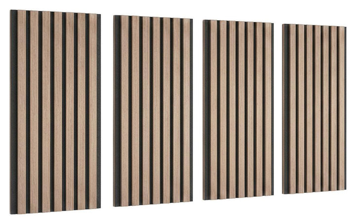 Akustický panel farba orech, 4 ks/sada