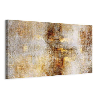 OBRAZ NA PLÁTNE MAGIC OF LUXURY - hnedá/zlatá, Basics, kompozitné drevo/textil (90/30/1.2cm) - artgeist
