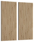 AKUSTICKÝ PANEL LUCIA -SB- - farba duba, Modern, kompozitné drevo/textil (60/120/1,5cm) - Mömax