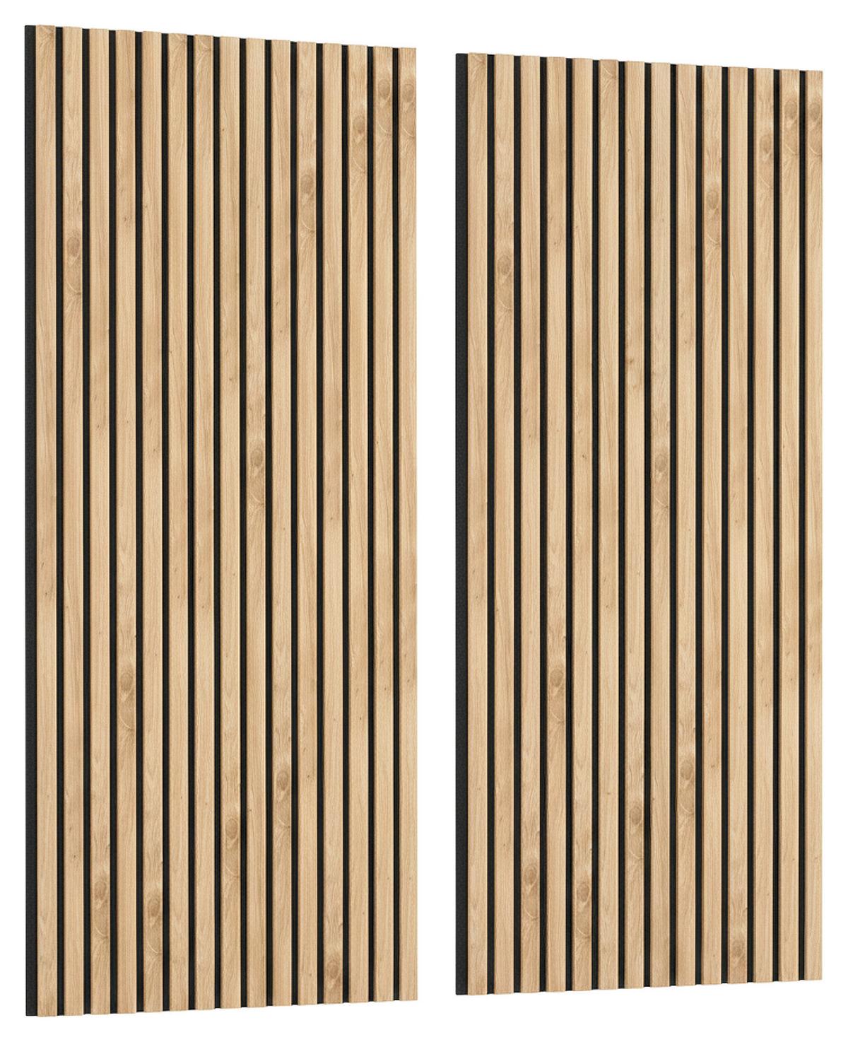 AKUSTICKÝ PANEL LUCIA -SB- - farba duba, Modern, kompozitné drevo/textil (60/120/1,5cm) - Mömax